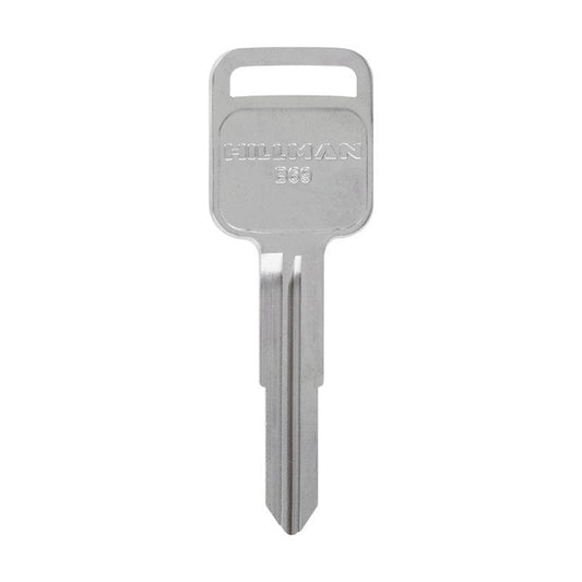 HILLMAN Traditional Key Automotive Key Blank Double For GM Silver