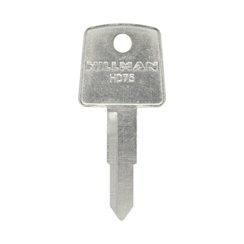 HILLMAN Traditional Key Automotive Key Blank Double For Honda Black/Silver