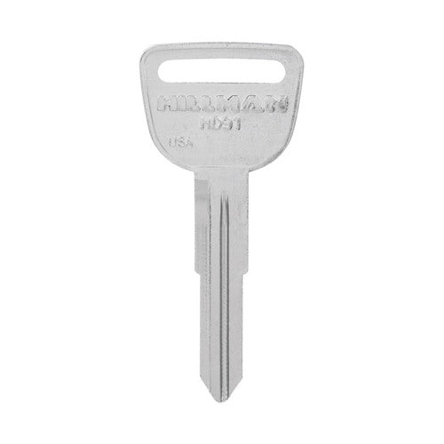 HILLMAN Traditional Key Automotive Key Blank Double For Honda Silver