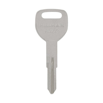 HILLMAN Traditional Key Automotive Key Blank Double For Honda Silver