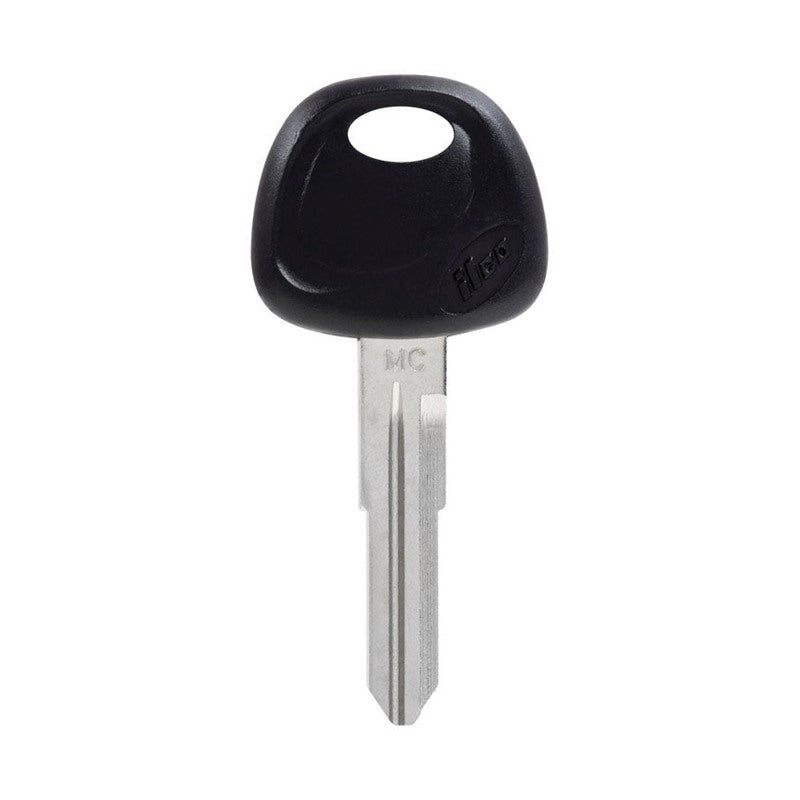 HILLMAN Traditional Key Automotive Key Blank Double For Hyundai Black/Silver