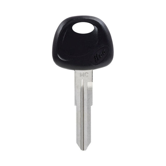HILLMAN Traditional Key Automotive Key Blank Double For Hyundai Black/Silver