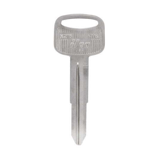HILLMAN Traditional Key Automotive Key Blank Double For Hyundai Silver