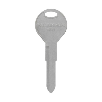HILLMAN Traditional Key Automotive Key Blank Double For Mazda Silver