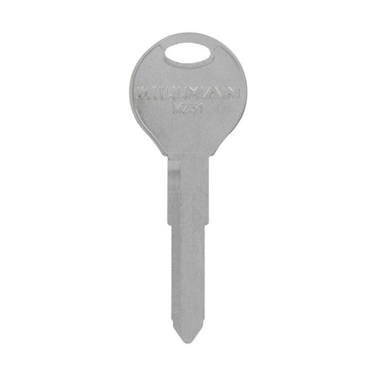 HILLMAN Traditional Key Automotive Key Blank Double For Mazda Silver