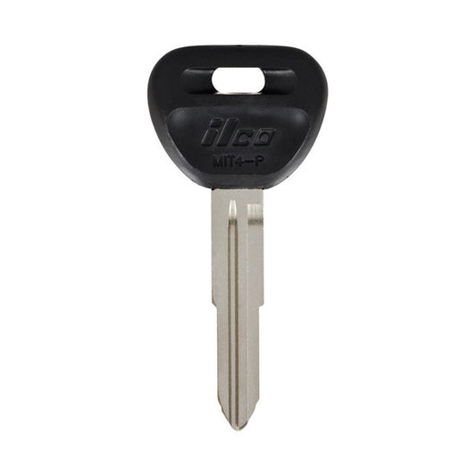 HILLMAN Traditional Key Automotive Key Blank Double For Mitsubishi Black/Silver