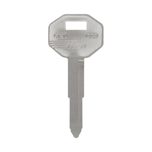 HILLMAN Traditional Key Automotive Key Blank Double For Mitsubishi Silver