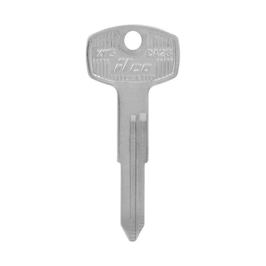 HILLMAN Traditional Key Automotive Key Blank Double For Nissan Silver