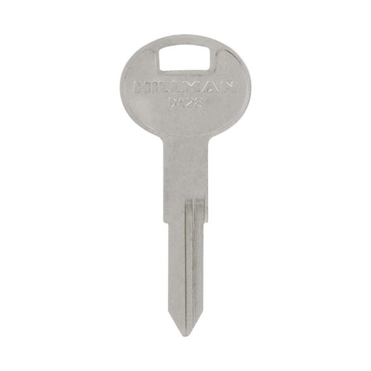 HILLMAN Traditional Key Automotive Key Blank Double For Nissan Silver