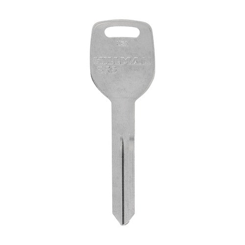 HILLMAN Traditional Key Automotive Key Blank Double For Subaru Silver