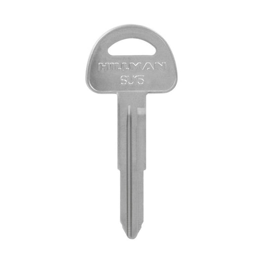 HILLMAN Traditional Key Automotive Key Blank Double For Suzuki Silver