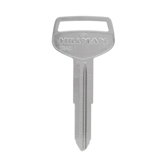 HILLMAN Traditional Key Automotive Key Blank Double For Toyota Silver
