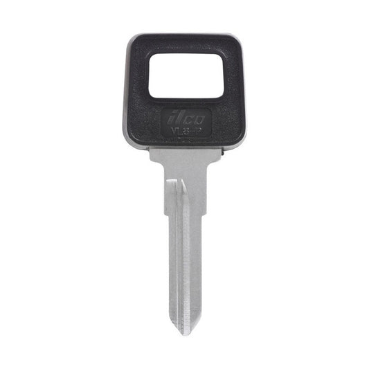 HILLMAN Traditional Key Automotive Key Blank Double For Volvo Black/Silver