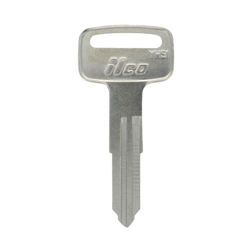 HILLMAN Traditional Key Automotive Key Blank Double For Yamaha Black/Silver