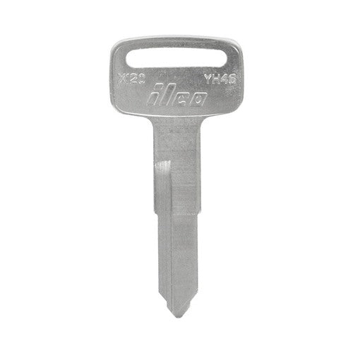 HILLMAN Traditional Key Automotive Key Blank Double For Yamaha Silver