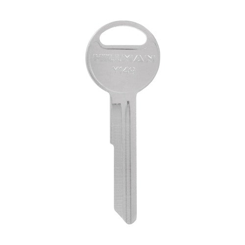 HILLMAN Traditional Key Automotive Key Blank Single For Chrysler Silver