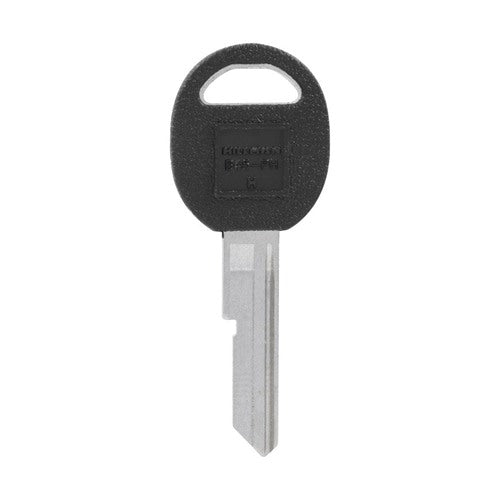 HILLMAN Traditional Key Automotive Key Blank Single For GM Black/Silver