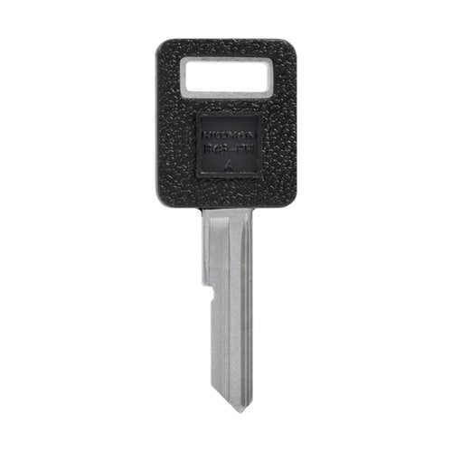 HILLMAN Traditional Key Automotive Key Blank Single For GM Black/Silver