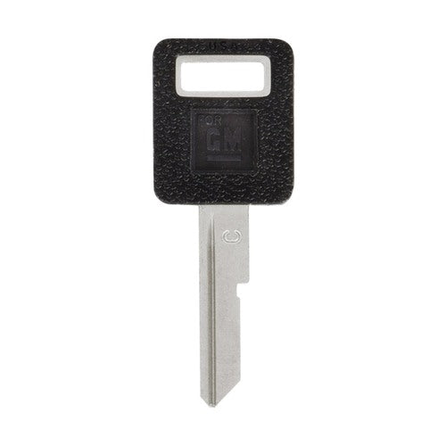 HILLMAN Traditional Key Automotive Key Blank Single For GM Black/Silver
