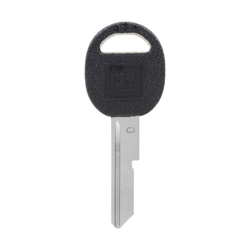 HILLMAN Traditional Key Automotive Key Blank Single For GM Black/Silver