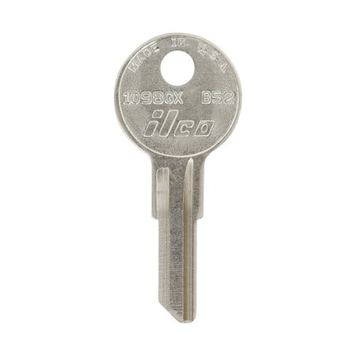 HILLMAN Traditional Key Automotive Key Blank Single For GM Brass