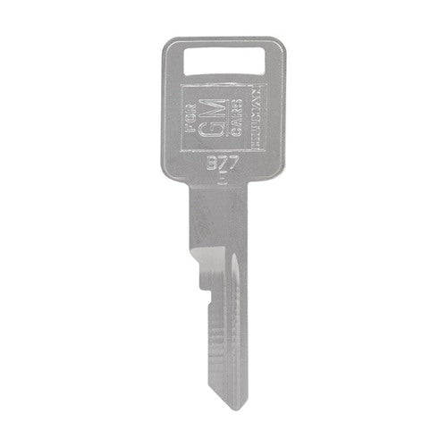 HILLMAN Traditional Key Automotive Key Blank Single For GM Silver