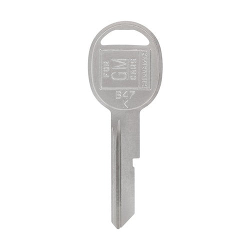 HILLMAN Traditional Key Automotive Key Blank Single For GM Silver
