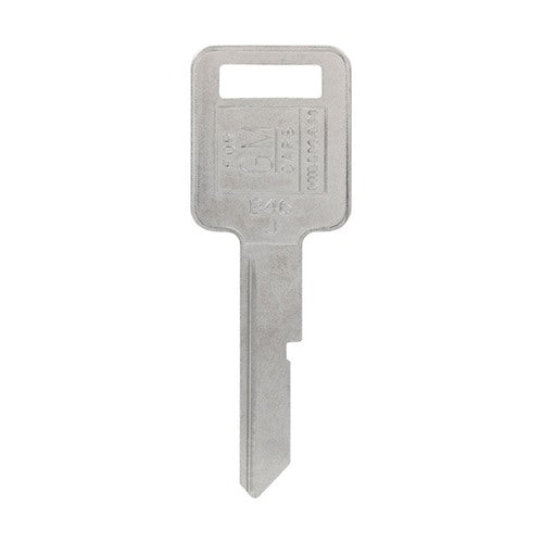 HILLMAN Traditional Key Automotive Key Blank Single For GM Silver
