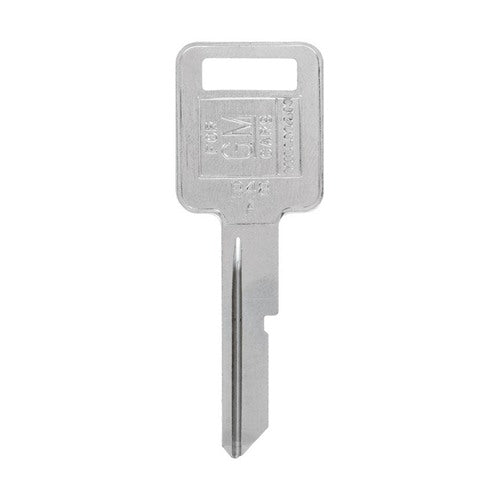 HILLMAN Traditional Key Automotive Key Blank Single For GM Silver