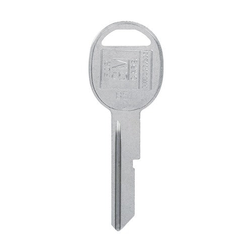HILLMAN Traditional Key Automotive Key Blank Single For GM Silver