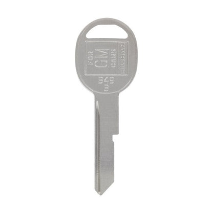 HILLMAN Traditional Key Automotive Key Blank Single For GM Silver
