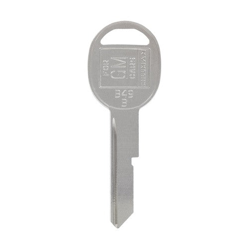 HILLMAN Traditional Key Automotive Key Blank Single For GM Silver