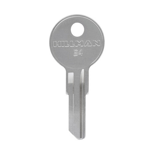 HILLMAN Traditional Key Automotive Key Blank Single Silver
