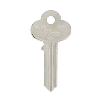 HILLMAN Traditional Key House/Office Key Blank 114 Single For Corbin Locks Silver