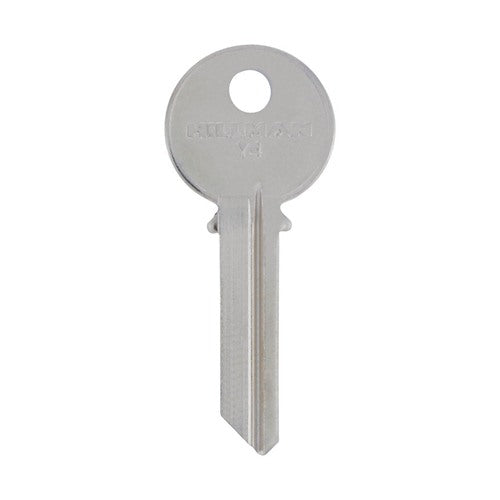 HILLMAN Traditional Key House/Office Key Blank 129 Single For Yale Locks Silver