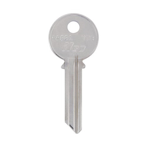 HILLMAN Traditional Key House/Office Key Blank 130 Single For Yale Locks Silver