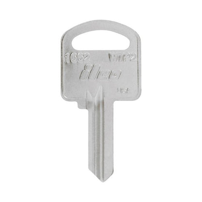HILLMAN Traditional Key House/Office Key Blank 1662 Double For Yale Locks Silver