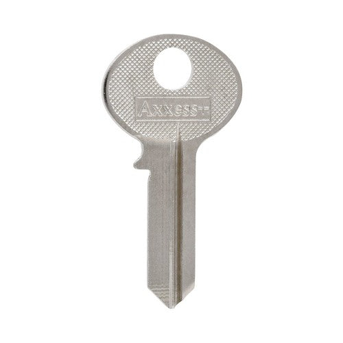 HILLMAN Traditional Key House/Office Key Blank 92 Single For Independent Locks Silver