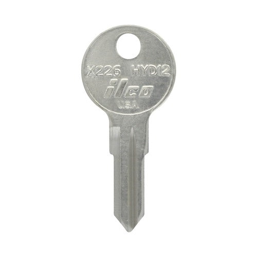 HILLMAN Traditional Key House/Office Universal Key Blank Double Silver