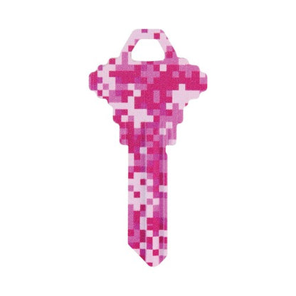 HILLMAN Wackey Digital Camo House/Office Key Blank 68 Single For Schlage Locks