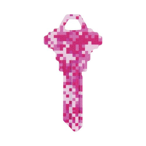 HILLMAN Wackey Digital Camo House/Office Key Blank 68 Single For Schlage Locks