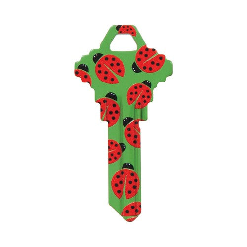 HILLMAN Wackey Lady Bugs House/Office Universal Key Blank Single