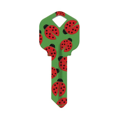 HILLMAN Wackey Lady Bugs House/Office Universal Key Blank Single