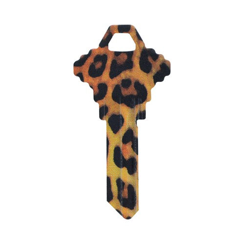 HILLMAN Wackey Leopard House/Office Universal Key Blank Single