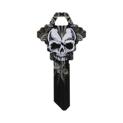 HILLMAN Wackey Skull House/Office Universal Key Blank Single