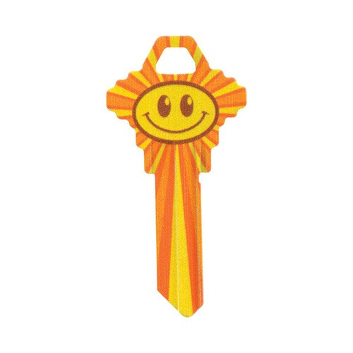 HILLMAN Wackey Smiley Face House/Office Universal Key Blank Single