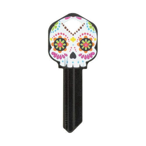 HILLMAN Wackey Sugar Skull House/Office Universal Key Blank Single