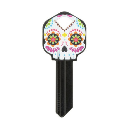 HILLMAN Wackey Sugar Skull House/Office Universal Key Blank Single