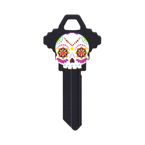 HILLMAN Wackey Sugar Skull House/Office Universal Key Blank Single