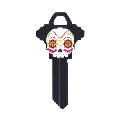 HILLMAN Wackey Sugar Skull House/Office Universal Key Blank Single